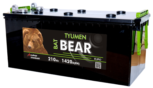 Аккумулятор TYUMEN BatBear 210 пр (ruB.4, болт)