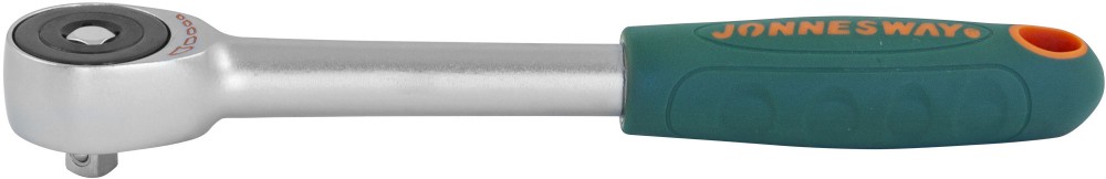R6603 Рукоятка трещоточная ротационная со сквозным приводом 3/8"DR, 60 зубцов, 220 мм