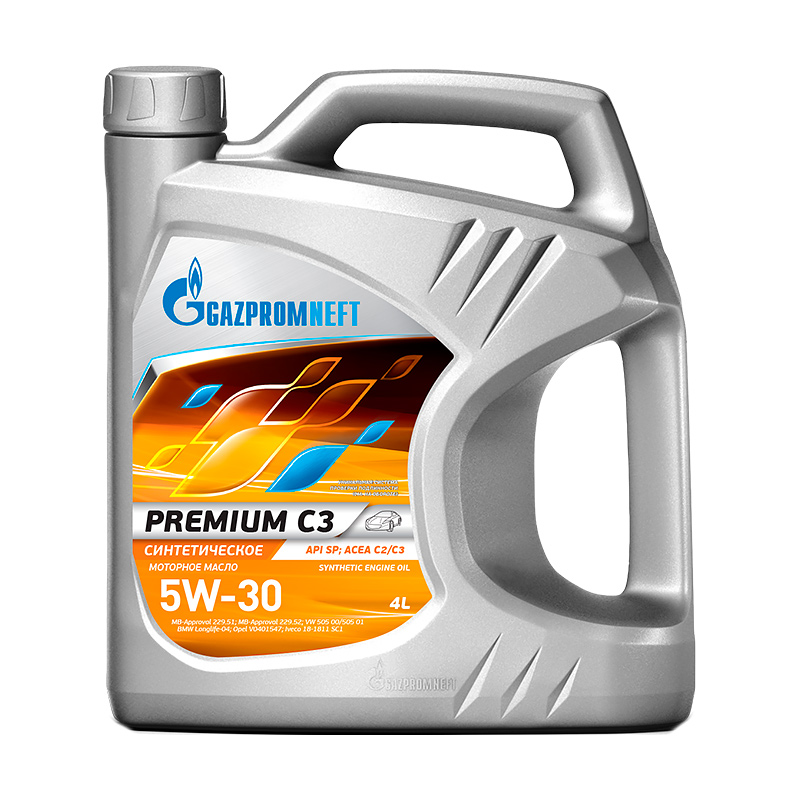 Масло моторное Gazpromneft Premium C3 5W-30 4л