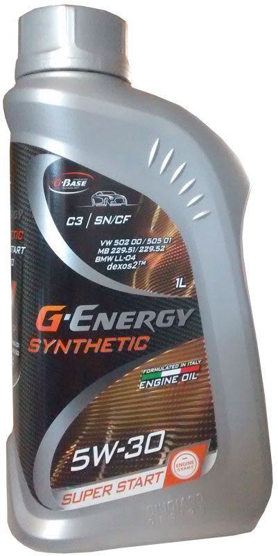 Масло моторное G-Energy Synthetic Super Start 5W-30 1л