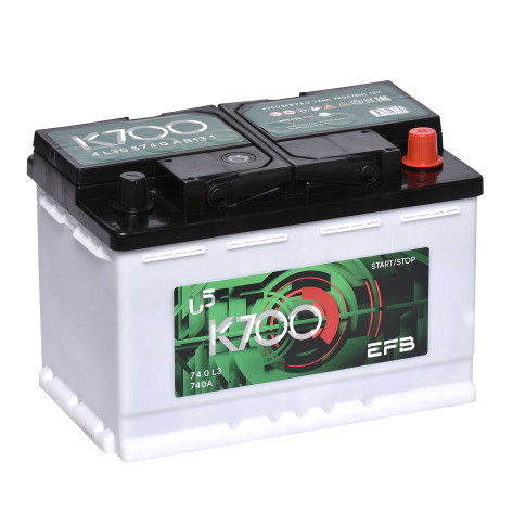 Аккумулятор 6-ст 74Ач K700 EFB L3