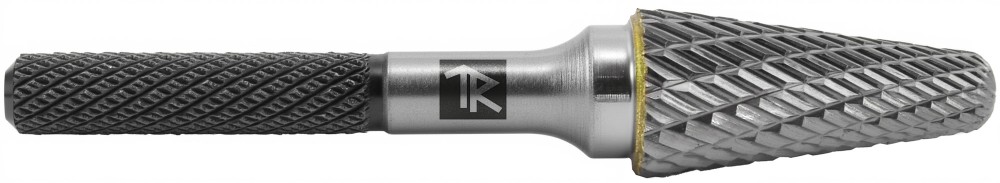 TRRBL12280673-2  Борфреза твердосплавная коническая с радиусным торцом, тип L, 12 мм, двойная насечка, в боксе