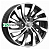 Автодиск 6x15/4x100 K&K Lada Vesta (КС882) ET50 D60,1 Алмаз черный