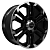 Автодиск 7,5x18/6x139,7 Khomen Wheels KHW1817 (Fortuner/Hilux) ET30 D106,1 Black-FP