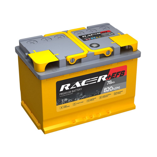 Аккумулятор 6-ст 78Ач RACER +EFB пр (L3.1, KN)
