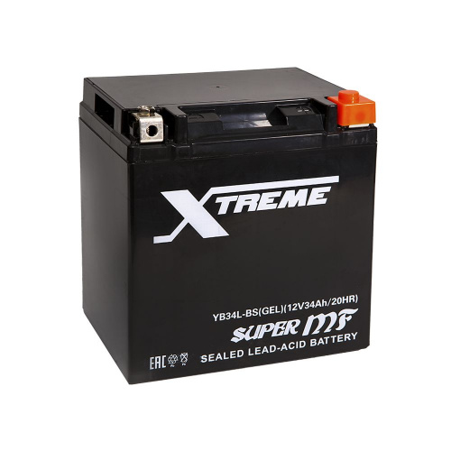 Аккумулятор 6-ст 33.0Ач Xtreme YB34L-BS GEL обр