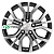 Автодиск 6,5x16/5x108 Khomen Wheels KHW1608 (Chery Tiggo 3/Tiggo 3 Pro) ET45 D60,1 Black-FP