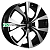 Автодиск 7x19/5x108 Khomen Wheels KHW1906 (Dongfeng AX7) ET45 D65,1 Black-FP