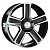 Автодиск 8x18/6x114,3 LS 1296 ET30 D67,1 BKF (конус, Колпак+лого)