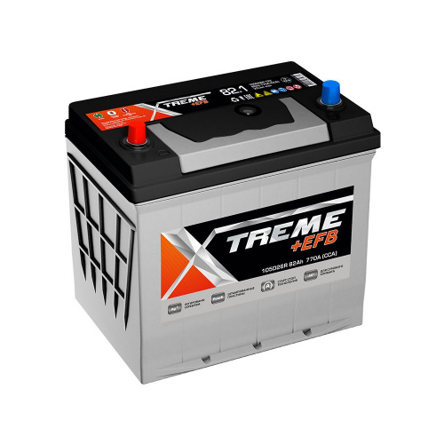 Аккумулятор 6-ст 82Ач XTREME +EFB пр (105D26R)