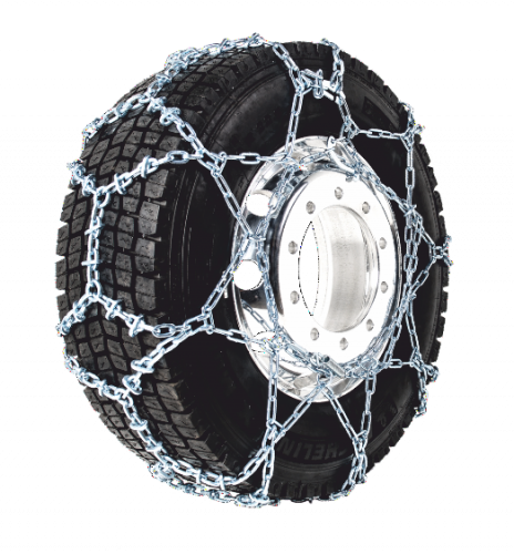 Цепь противоскольжения 425/85R21 (14.00R20) КАМАЗ-ВЕЗДЕХОД 6х6  "БАТЫР", "САЙГАК", "СКАЛОЛАЗ", УРАЛ TNP (Елочка c кольцами вместо шипов) (к-т 2шт)