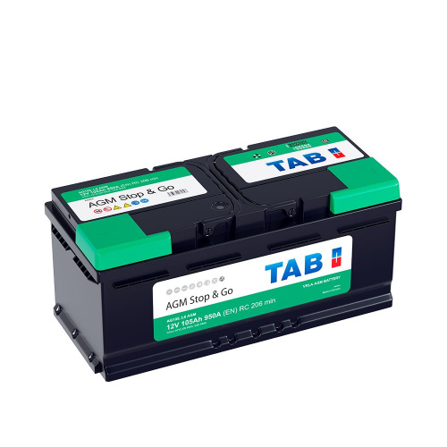 Аккумулятор 6-ст 105Ач TAB AGM STOP&GO обр (L6.0)