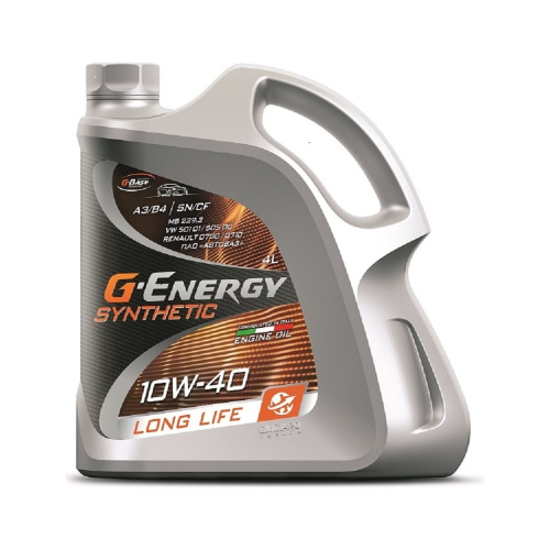 Масло моторное G-Energy Synthetic Long Life 10W-40 4л