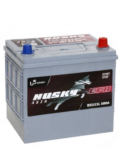 Аккумулятор 6-ст 65Ач HUSKY EFB Asia 85D23L