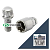 Болт секретный M14x1,25 (50/ 27) конус цинк 4+1 ключ UB527 BC