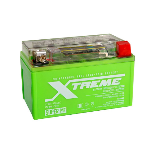 Аккумулятор 6-ст 8.0Ач Xtreme UTX8L(YTX7L)-BS iGEL (8Ah) обр