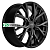 Автодиск 7x18/5x114,3 Khomen Wheels KHW1806 (Changan/Geely/Lexus/Suzuki/Toyota) ET35 D60,1 Black