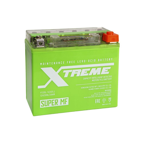 Аккумулятор 6-ст 20.0Ач Xtreme YT20L-4 iGEL обр