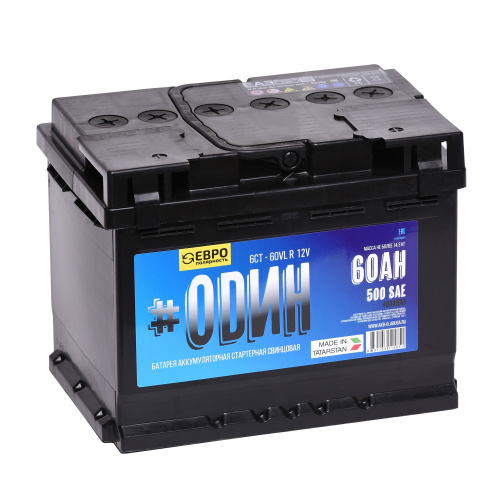Аккумулятор 6-ст 60Ач ODIN L2