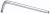 S2H4250 Вороток Г-образный 3/8"DR, 250 мм