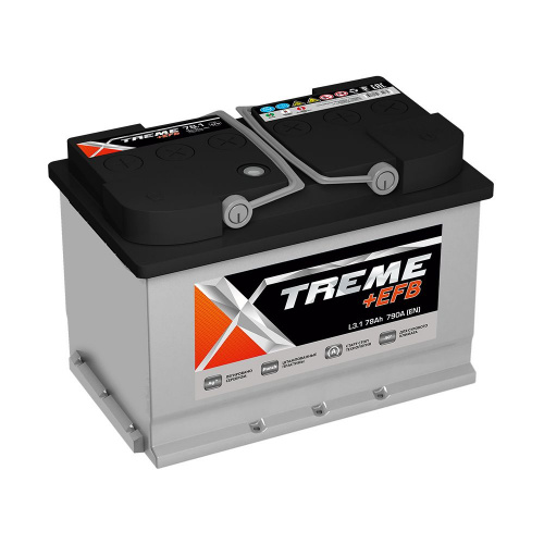 Аккумулятор 6-ст 78Ач XTREME +EFB пр (L3.1)