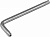 TTKS25 Ключ торцевой T-TORX® короткий с центрированным штифтом, T25H