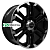 Автодиск 7,5x18/6x139,7 Khomen Wheels KHW1817 (Lexus GX) ET20 D106,1 Black-FP
