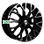 Автодиск 7x17/5x108 Khomen Wheels KHW1718 (Jac/Москвич 3) ET40 D54,1 Black-FP