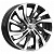 Автодиск 6,0x15/4x100 КиК Lada Vesta (КСr882) ET50 D60,1 Алмаз черный