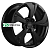 Автодиск 7x17/5x108 Khomen Wheels KHW1724 (Exeed LX) ET33 D60,1 Black