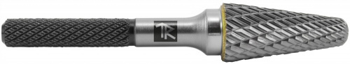 TRRBL10250670-2  Борфреза твердосплавная коническая с радиусным торцом, тип L, 10 мм, двойная насечка, в боксе