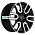 Автодиск 8x17/6x139,7 Khomen Wheels KHW1723 (Tank 300) ET36 D100,1 Black-FP