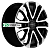 Автодиск 7,5x18/6x139,7 Khomen Wheels KHW1805 (Haval H9) ET42 D75,1 Black-FP
