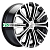 Автодиск 6,5x16/5x108 Khomen Wheels KHW1610 (Chery Tiggo 3/Tiggo 3 Pro) ET45 D60,1 Black-FP