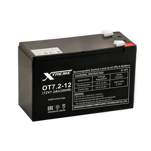 Аккумулятор Xtreme VRLA 12v  7.2Ah (OT7.2-12)