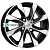 Автодиск 6x15/4x114,3 K&K Джемини (КС617) ET40 D67,1 Алмаз черный