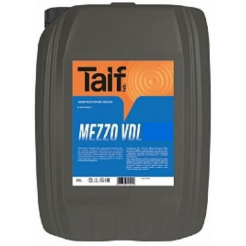 Масло компрессорное III группы, TAIF MEZZO VDL 100, 20 л.