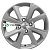 Автодиск 6x15/4x100 Khomen Wheels KHW1501 (Rio/Solaris) ET48 D54,1 F-Silver
