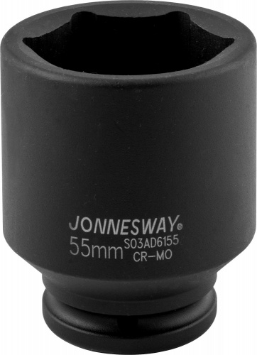 S03AD6155 Головка торцевая ударная глубокая 3/4"DR, 55 мм